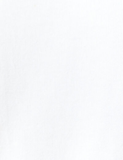 T-shirt manches courtes blanc homme