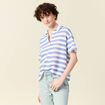 T-shirt manches courtes ecru femme