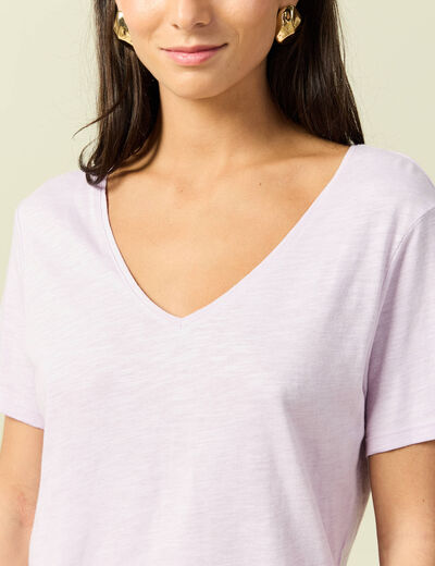 T-shirt manches courtes parme femme