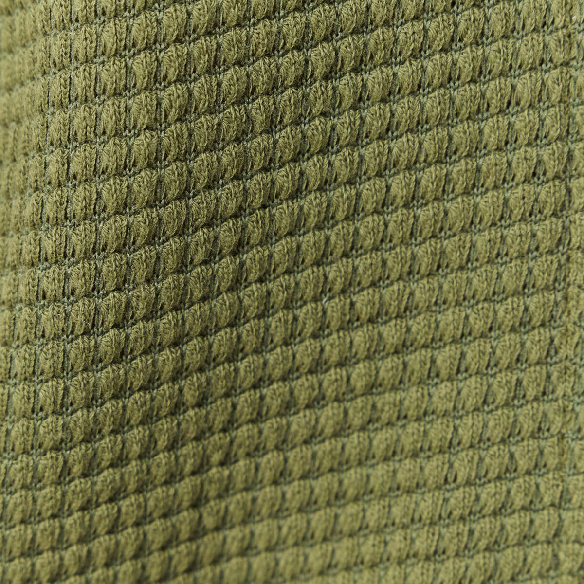 Polo en maille vert kaki femme