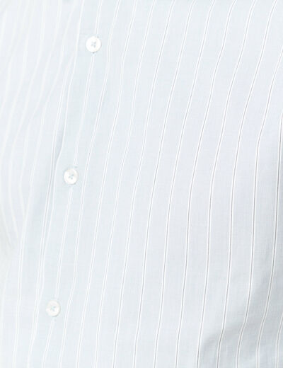 Chemise boyfriend en coton bleu clair homme