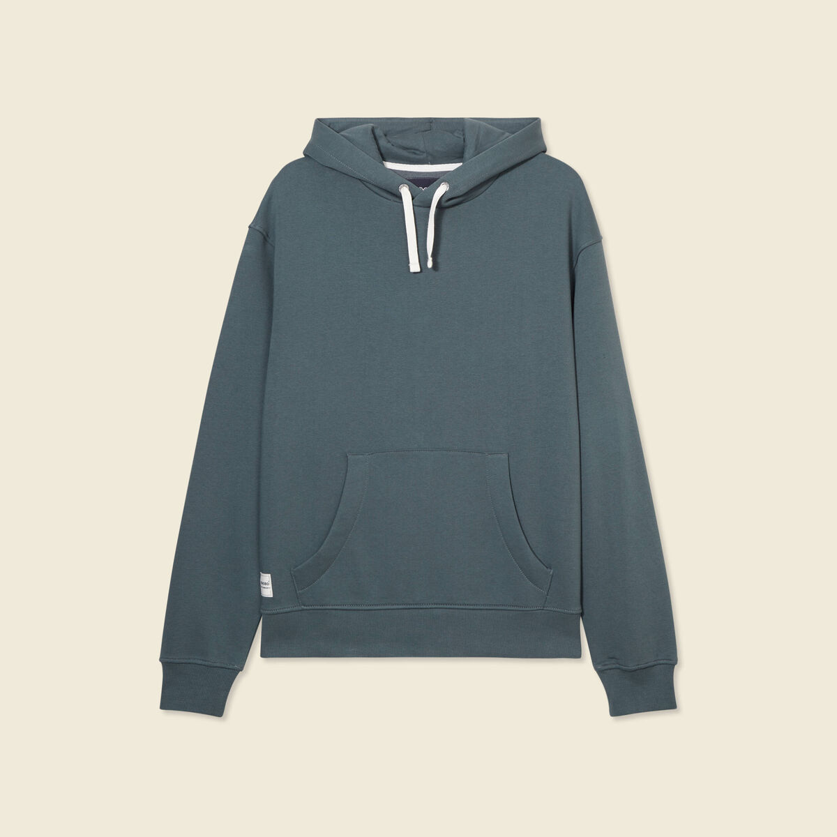 Sweat à capuche vert foncé homme