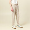 Chino coupe droite longueur 32 beige homme
