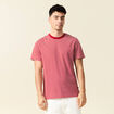 T-shirt manches courtes rouge foncé homme