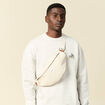 Sac banane sable homme