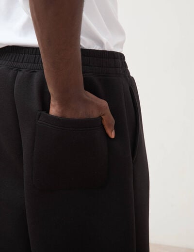 Pantalon coupe loose noir homme