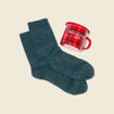 Coffret chaussettes et tasse multicolore femme