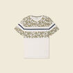T-shirt manches courtes ecru homme