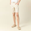 Bermuda droit chino ceinture sable homme
