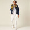 Doudoune réversible bleu marine homme