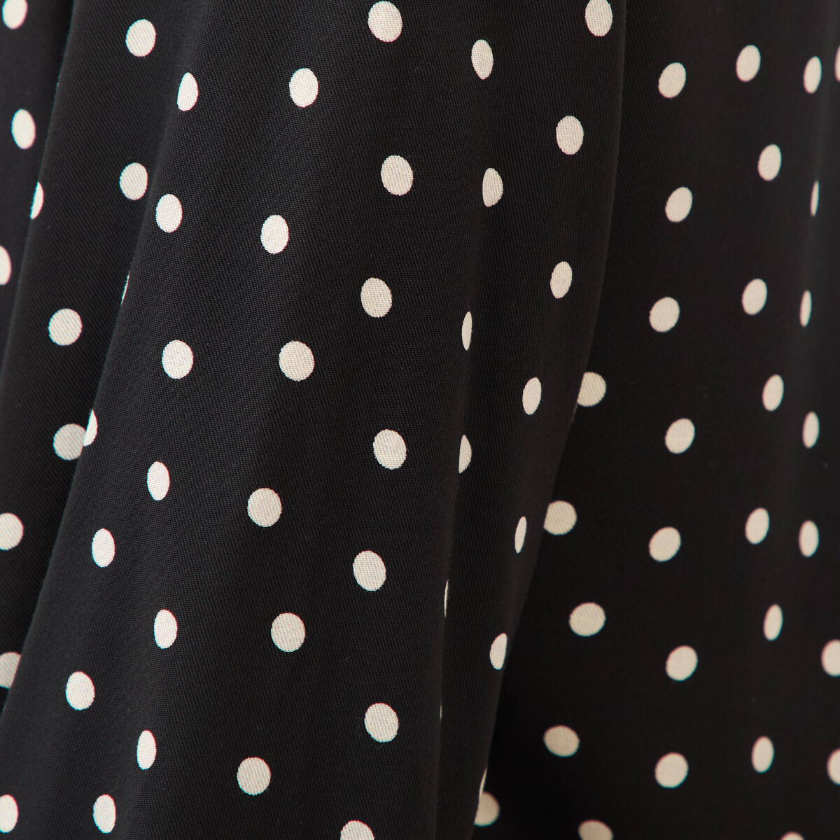 Blouse ample manches longues noir femme