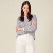 T-shirt manches longues ecru femme