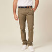 Pantalon chino straight vert kaki homme