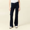 Jeans bootcut 5 poches denim brut femme