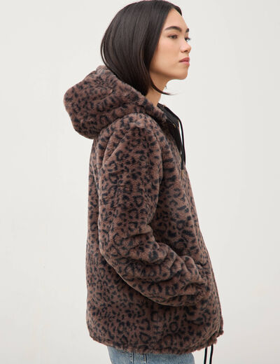 Parka r&eacute;versible noir femme