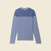 T-shirt manches longues bleu foncé homme