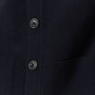 Gilet manches longues bleu marine homme