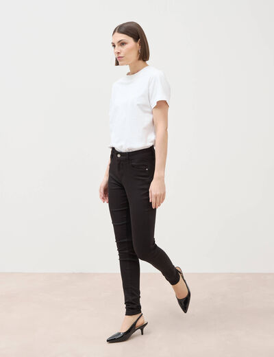 Pantalon Audrey - skinny push up gris fonc&eacute; femme