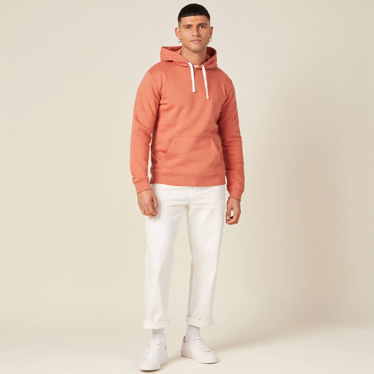 Sweat manches longues rose homme