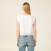 T-shirt éco-responsable blanc femme