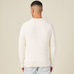 Pull éco-responsable ecru homme