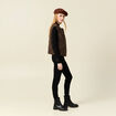 Gilet sans manches réversible camel femme
