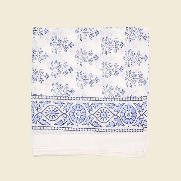 Foulard bleu femme
