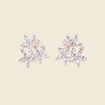 Boucles d'oreilles clous couleur or femme