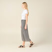 Jupe longue portefeuille noir femme