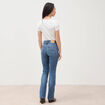 Jeans bootcut denim stone femme