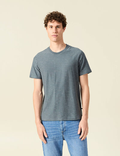 T-shirt éco-responsable vert foncé homme