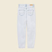 Jeans slouchy denim snow bleu femme
