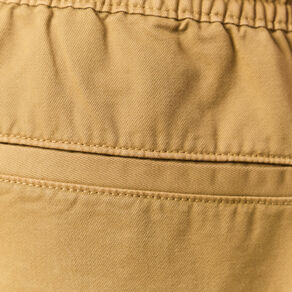 Bermuda droit cargo camel homme