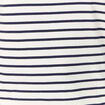 T-shirt cintr&eacute; col rond manches courtes ecru femme