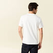 T-shirt manches courtes ecru homme