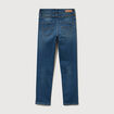 Jeans regular 7/8&egrave;me denim stone femme