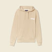 Sweat &agrave; capuche beige homme