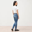 Jeans skinny push up 7/8&egrave;me denim stone femme