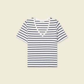 t shirt manches courtes ecru femme T-shirt manches courtes ecru femme