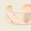 Bracelet manchette couleur or femme