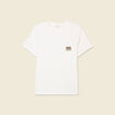 T-shirt manches courtes ecru homme