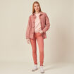 Pantalon Audrey - skinny push up rose poudrée femme