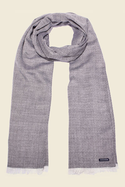 Foulard noir homme