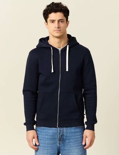 Sweat éco-responsable bleu marine homme