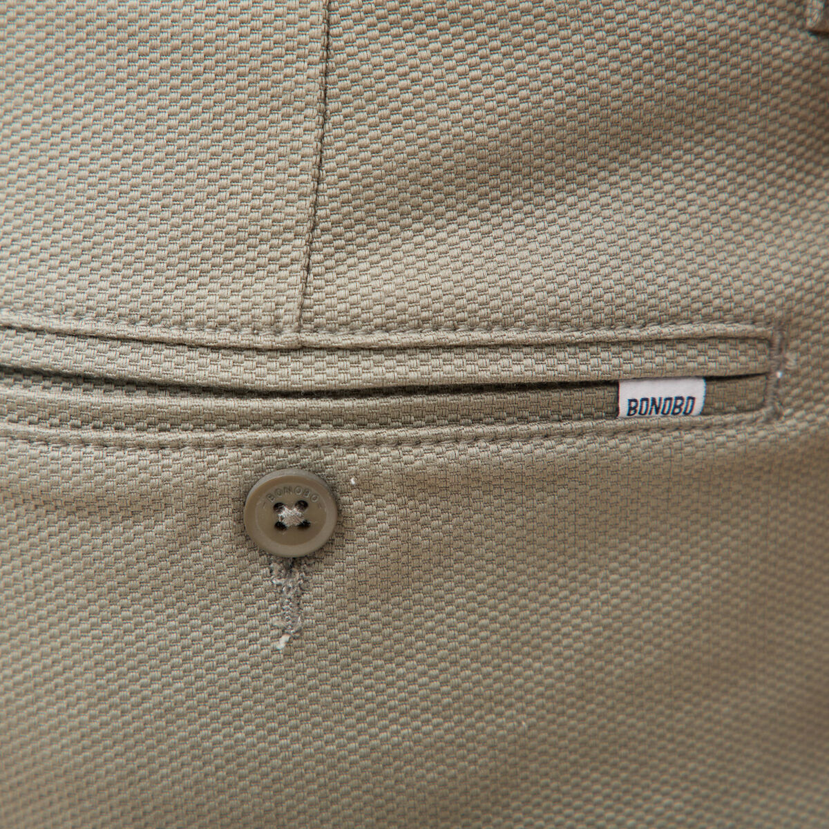 Bermuda vert kaki homme