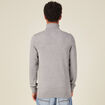Pull manches longues gris foncé homme