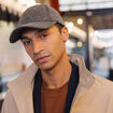 Casquette gris foncé homme