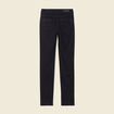 Jeans slim taille haute denim noir femme