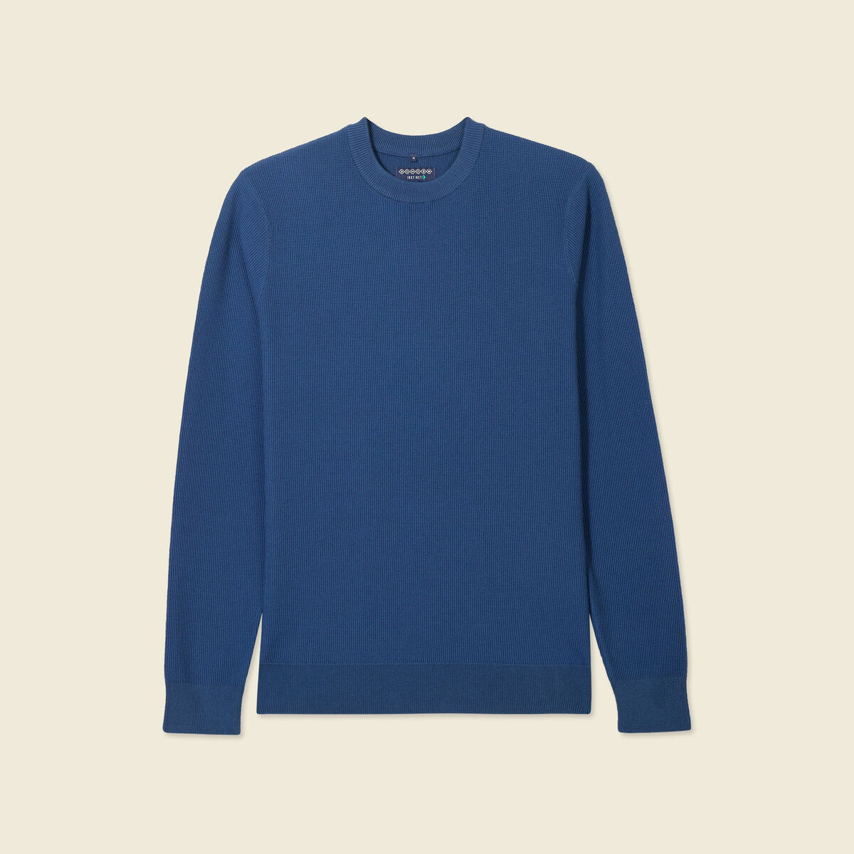 Pull éco-responsable bleu foncé homme