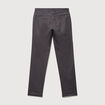 Pantalon chino gris fonc&eacute; homme